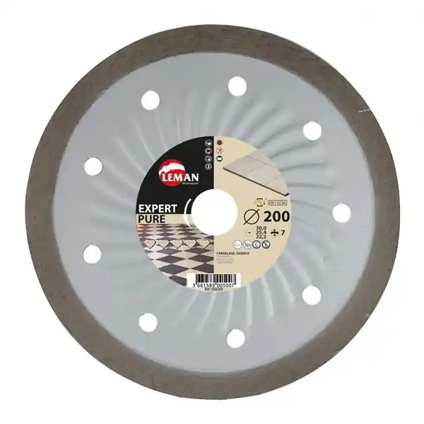 Dernier Modèle Disque diamant Leman SA - jante continue - carrelage - ø180mm