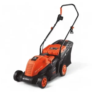 Promotion Tondeuse électrique filaire DAEWOO 1500W pour jardin jusqu‘à 500m², Lame 36cm, Sac de 50L - DLM1700E