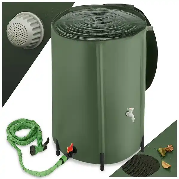 Prix Choc Récupérateur d‘eau de pluie vert TECTAKE